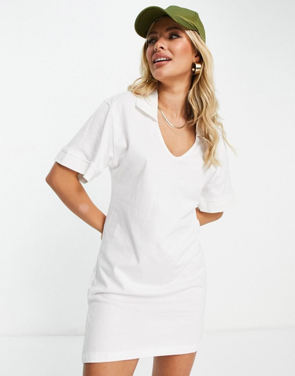 THREADBARE SUKIENKA BIAŁA GŁADKA MINI 34 1RRU Threadbare