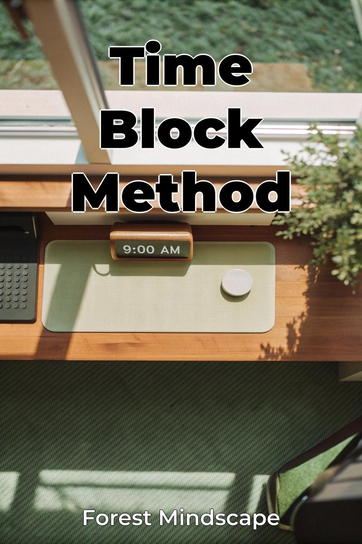 Time Block Method - ebook EPUB Forest Mindscape