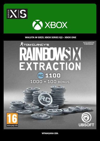 Tom Clancys Rainbow Six Extraction 1100 kredytów REACT Ubisoft