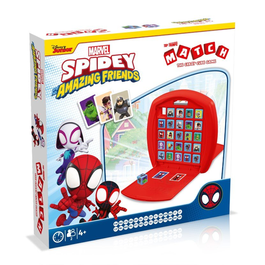 TOP TRUMPS Match Spidey, grarodzinna, Winning Moves, gra planszowa Winning Moves
