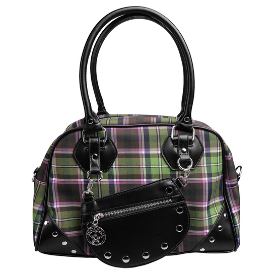 torba BANNED - WARREN PLAID GREEN Inna marka