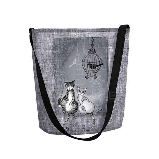 Torba listonoszka Funky Two Cats Sunlovers