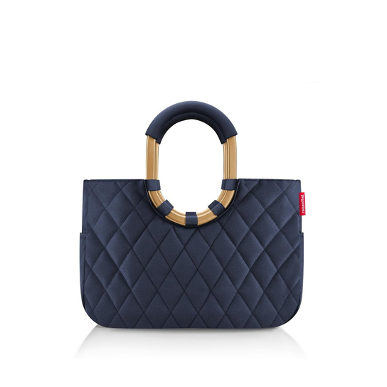Torba LOOPSHOPPER M FRAME, rhombus midnight gold, Reisenthel Reisenthel