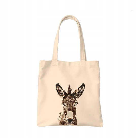 TORBA shopper "Donkey" Bawełniana Inna marka