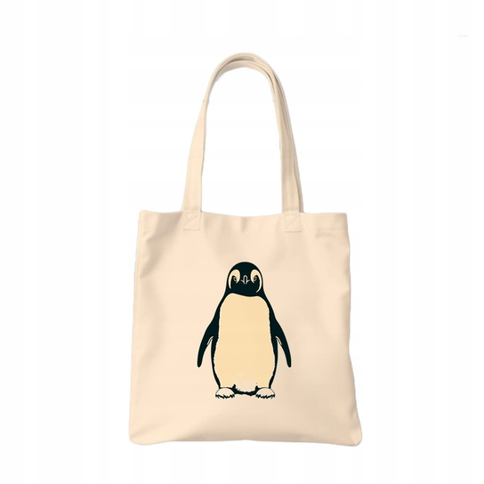 TORBA shopper "Penguin" Bawełniana Inna marka