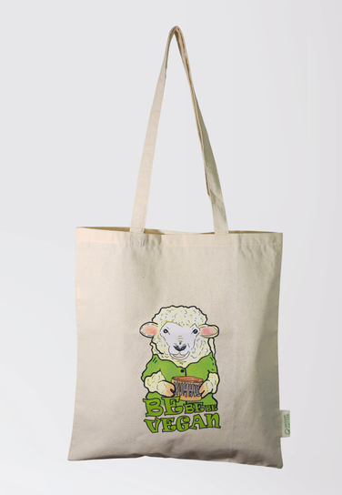 TORBA SHOPPERKA - OWCA HUMMUS - VEGAN Inna marka