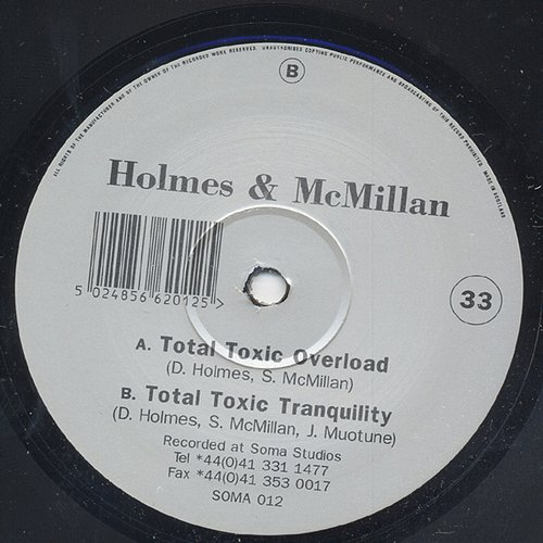 Total Toxic Overload Stuart McMillan, David Holmes