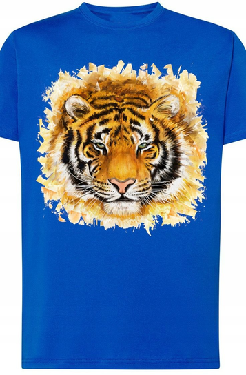 Tygrys Modny T-shirt Męski Nadruk Rozm.XS Inna marka