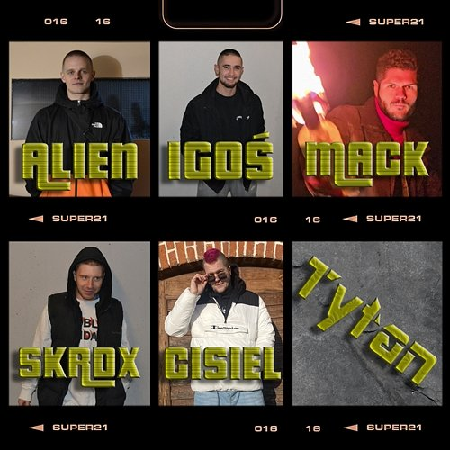 Tytan Igoś, SKRDX, mack.art, Alien, Cisiel