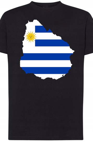 Urugwaj Męski Modny T-shirt Lato Nadruk Rozm.L Inna marka