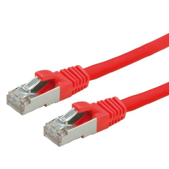 VALUE Patchkabel Cat.6 (Class E) S/FTP (PiMF), LS0H, czerwony, 7 m Value
