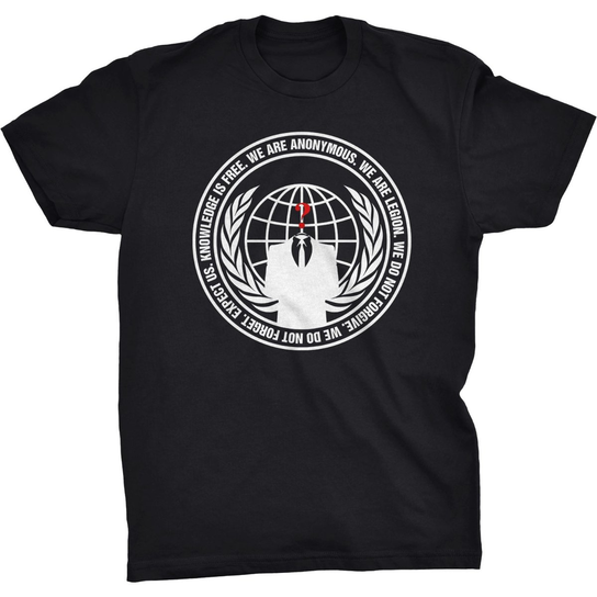 We Are Anonymous Koszulka Hacker Mason Illuminati GILDAN