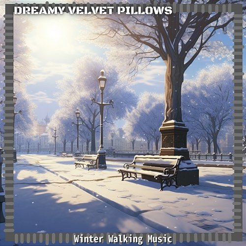 Winter Walking Music Dreamy Velvet Pillows