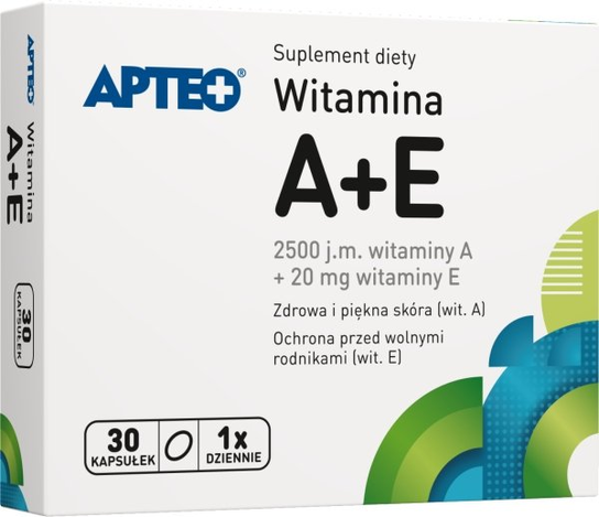 WITAMINA A+E 30 kapsułek APTEO APTEO