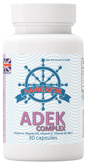 Witamina ADEK COMPLEX 30 kapsułek, Navigator Navigator