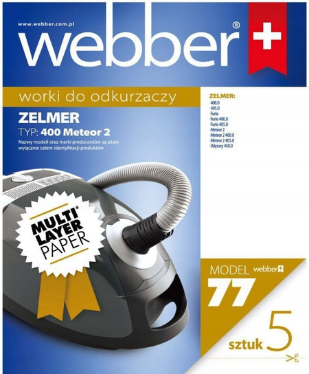 Worki Webber Zelmer Meteor 400 (77 multi layer paper) Zelmer