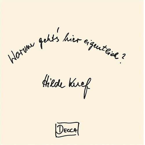 Worum geht's hier eigentlich? Hildegard Knef