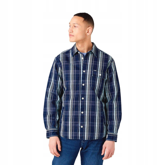 WRANGLER SHACKET MID INDIGO W5G2CPX8E M Wrangler
