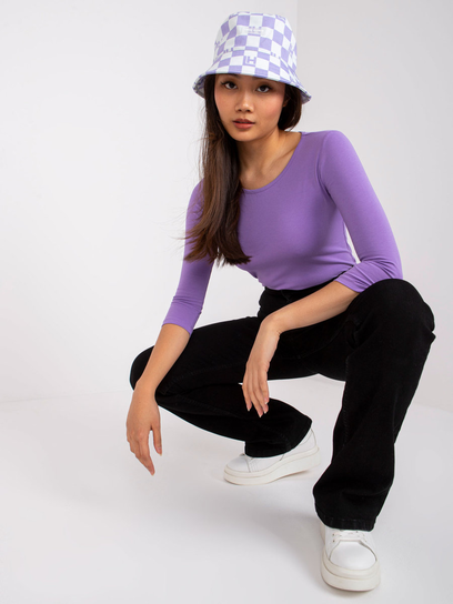 Wrzosowa bluzka Mona-M Basic Feel Good
