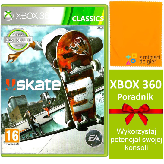 XBOX 360 SKATE 3 Microsoft