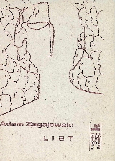 Zagajewski List Zagajewski Adam