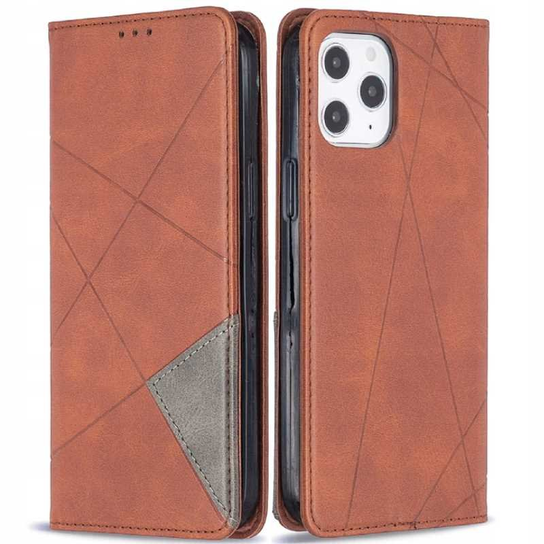 ZAPS Origami iPhone 12/12 Pro brązowy Spacecase