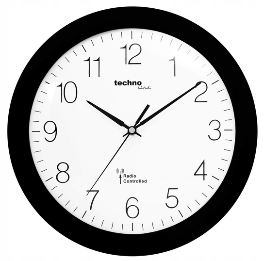 Zegar ścienny Technoline czarny 30cm Technoline