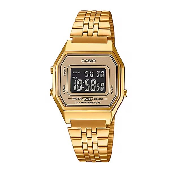 Zegarek CASIO LA680WGA-9B Casio