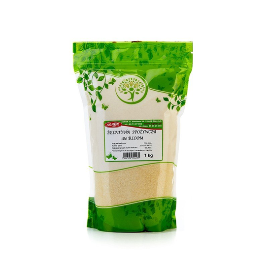 Żelatyna 180 Bloom 1 kg Agnex