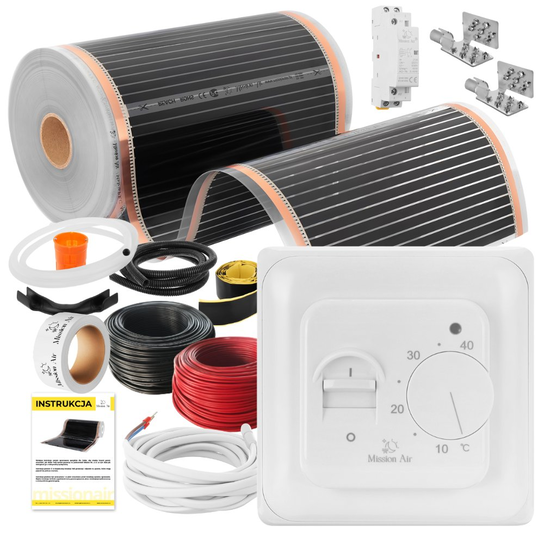 ZESTAW IR SILVER 160W 30m²,szer.50cm + Aries Mission Air