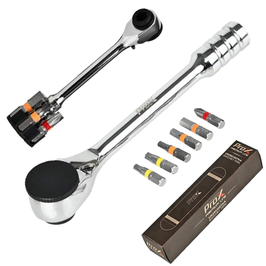 Zestaw Kluczy z Grzechotką Multitool Rowerowy PROX PREMIUM LINE CYGARO 10F Prox