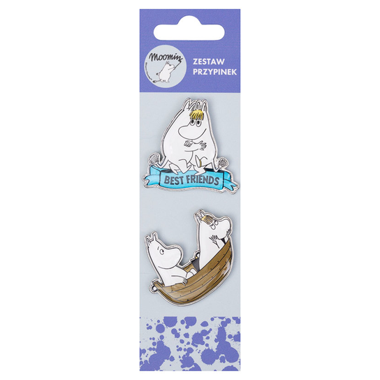 Zestaw przypinek, Moomin, 2 sztuki Empik