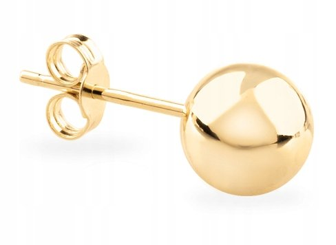 ZŁOTY KOLCZYK KULKA KULKI 333 6 mm Goldmark